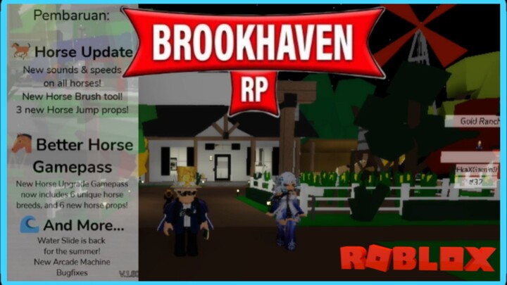 UPDATE BROOKHAVEN 🏡 RP GAMEPASS KUDA BARU &  PENAMBAHAN LAINNYA | ROBLOX INDONESIA