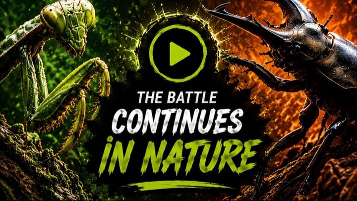 Insect Battle: Water Strider vs. Water Spider