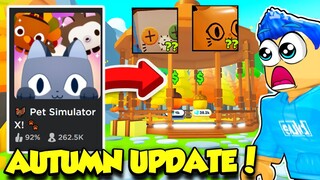 The AUTUMN UPDATE Is HERE In Pet Simulator X And It's AWESOME!