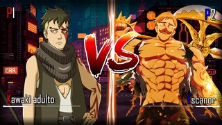 Kawaki adulto vs Escanor