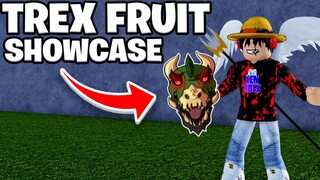 Blox Fruits: TREX FRUIT Showcase (Moves, Stats, & More!) | Christmas Update