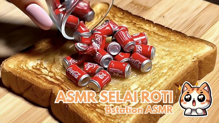 🍞 ASMR MENGOLESKAN SELAI ROTI LEZAT 🎙️