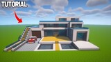 Minecraft: How to Build A Modern Mansion House Tutorial (#30)