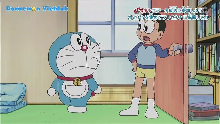 Doraemon "Đôi đũa dài bất tận " và Máy tích tiểu thành đại "