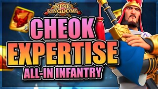 Expertised Cheok Jun-gyeong in Rise of Kingdoms [Infantry Specialization - Restart]