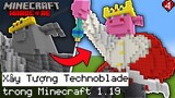 Mình Xây Tượng Technoblade Trong Minecraft Siêu Khó 1.19