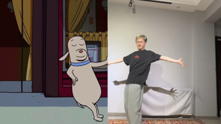 《机器人之梦》最后和小狗一起跳舞了