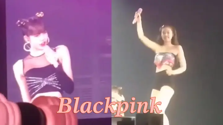 [Stars] Lisa dancing Solo and Jennie dancing Swalla