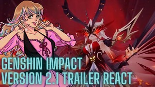 Genshin Impact: Version 2.1 - Official Trailer REACTION | Animaechan