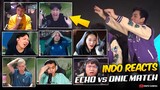 INDO PRO PLAYERS and STREAMERS REACTION on ECHO vs ONIC. . . 😮