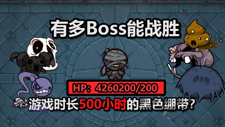 Có bao nhiêu Boss có thể đánh bại Băng Đô Thị Màu Đen với [thời gian chơi 500 giờ]?
