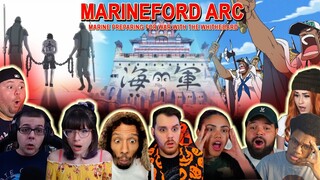 MARINEFORD ARC!!! MARINE PREPARING FOR WAR AGAINST WHITEBEARD - Reaction Mashup One Piece