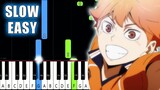 PHOENIX - Haikyuu!!: To the Top/Season 4 OP - SLOW EASY Piano Tutorial