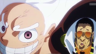 อัปเดตล่าสุดของอนิเมชั่น การต่อสู้ที่ราบรื่น ลูฟี่กับคิซารุต่อสู้ด้วยไหวพริบและความกล้าหาญ ลูฟี่ใช้แ