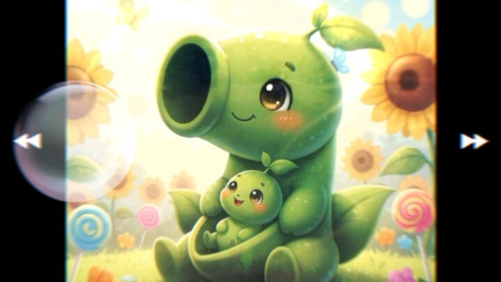 cute plants to anime human family🥰🥰