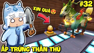 SINH TỒN THẾ GIỚI MỚI TẬP 32: MEOWPEO ẤP TRỨNG THẦN THÚ TRONG SINH TỒN MINI WORLD VÀ CÁI KẾT