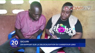 🔴Mine: un rapport sur la délocalisation du carrefour Lero à Siguiri