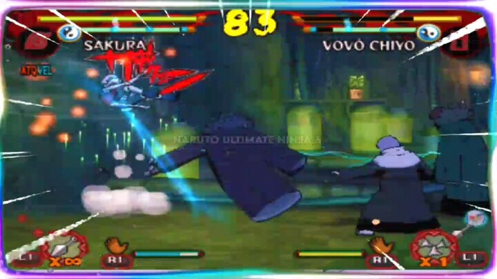 SAKURA KECIL VS NENEK CHIYO - NARUTO ULTIMATE NINJA 6 ANDROID GAMEPLAY