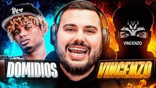 DOMIDIOS 👹 VS VINCENZO 🇦🇱 SE ENFRENTAN A PVP Y (LE TIRA A WHITE444, MORO777 Y L-GANG!!) 🔥😱