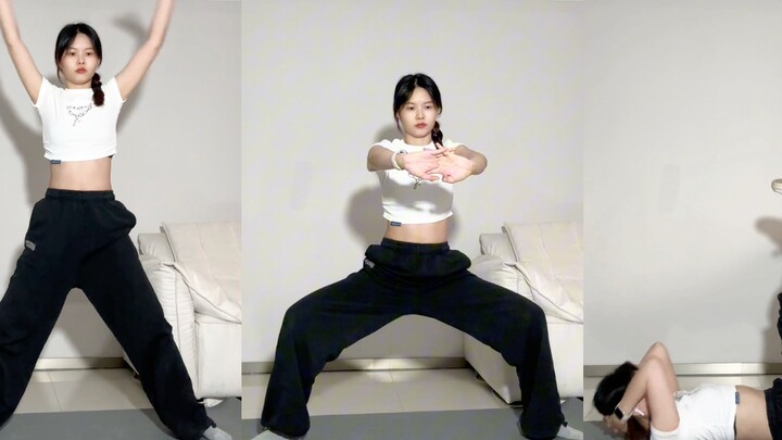 Day 100｜Physical fitness training with the girl group! Burn fat and train your core!