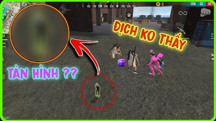 Free Fire | Bug Tàn Hình vào đấu Rank troll đồng đội tưởng HẮCK cực hài 😆 | Báo Hồng Gaming