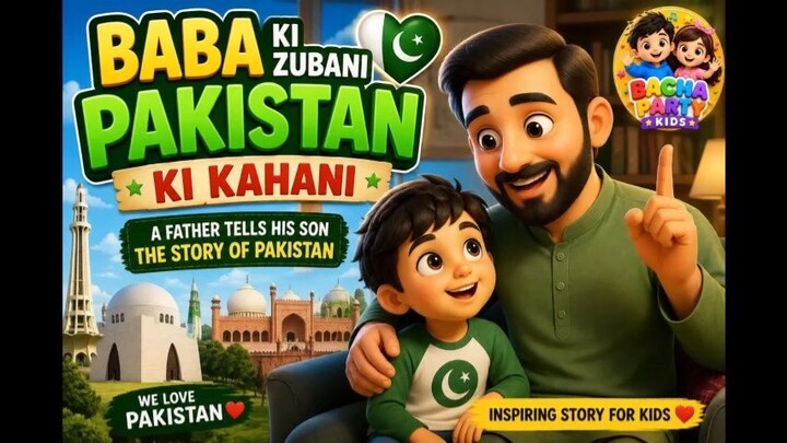Baba Ki Zubani: Pakistan Ki Kahani | A Father Tells His Son the Story of Pakistan ❤️ | Bacha Party
