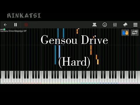 Gensou Drive - Mayoiga OP (Hard) | Piano tutorial