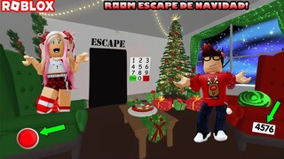 Escapando De Las Habitaciones De Navidad! Buscando Codigos, Botones Y Mas! Lograremos Salir?! 🎅😮