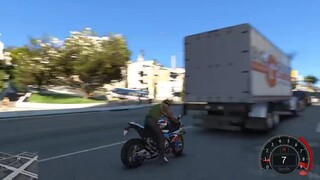 GTA 5 Mod Siêu Xe #3 Cá Mập Mắt lé Bmw 1000Rr Max Speed 499Km_h Và Cái Kết