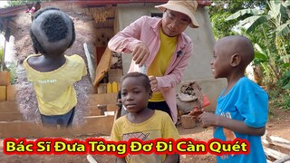 Tập 236: Cắt tóc cho team trẻ con Châu Phi ||2Q Vlogs cuộc sống châu Phi