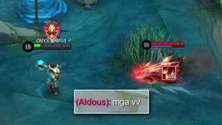 BladerZ VS TOP GLOBAL TRASHTALKER ALDOUS 500 STACKS!😱 ( Almost Lose?! ) -MLBB