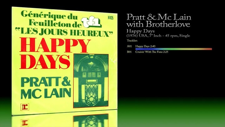 Pratt & Mc Lain with Brotherlove (1976) Happy Days [7' Inch - 45 RPM - Single]