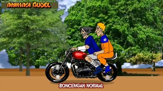 Animasi Gudel - Naruto Koplak Boncengan