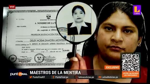 Maestros con títulos falsos