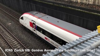 SWITZERLAND’s FASTEST RAILWAY | A stormy day on the NBS +200kmh trains (1000 sub pre special)