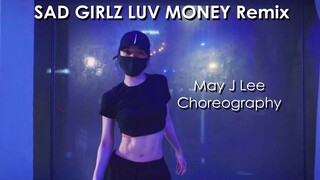 甜美女神May J Lee新舞室开张！秀腹肌+初次编舞SAD GIRLZ LUV MONEY Remix！Motif舞室
