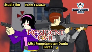 Resident Evil fan Video| Ft Studio Ika | misi penyelamatan dunia | Cyber Reiza Series | Animasi 2D3D