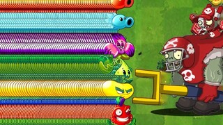 Pvz 2 Challenge - 5 Plants Use 1 Power Up Vs 100 Modern All Star Zombies