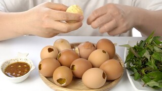 Làm trứng nướng P2