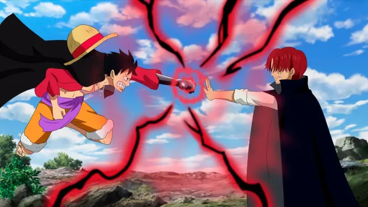 Luffy's Training with Shanks to Learn the True Power of his Gomu Gomu no Mi! - One Piece