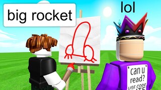 GOOD ART on Roblox Speed Draw!