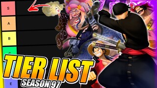 ZORO É O MAIS FORTE?! FIZ UMA TIER LIST ATUALIZADA DOS MELHORES PERSONAGENS DO ONE PIECE BOUNTY RUSH