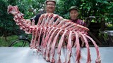 Countryside Recipe & Mukbang | 3 Ways to Cook a Beef Skeleton