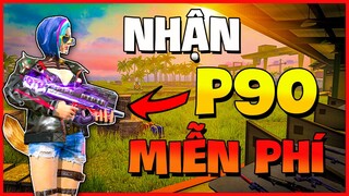 [FREE FIRE] NHẬN ĐƯỢC " P90 HÀNH QUYẾT " MIỄN PHÍ VÀ CÁI KẾT ??? | Ruby TV