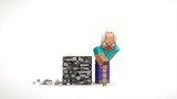 [hoạt hình điêu khắc cát mc] Hoạt hình sinh vật Minecraft giết người kỳ lạ (18)