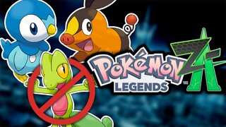 Which Starters will Pokémon Legends Z-A Have?