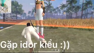 Free fire - Gặp idor tik tok THỎ CƯNG khi leo rank tử chiến