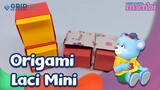Membuat Kreasi Origami Laci Mini