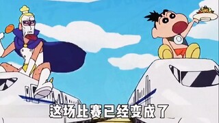 原野一家美食比赛，最终小新绝对优势取得了胜利，世界上最棒B级料理