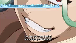 Dr Stone season 3 official trailer